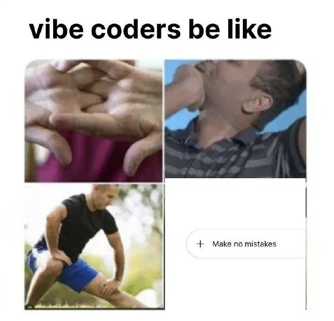 Make no mistakes meme